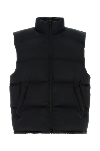 Balenciaga Black Polyester Padded Jacket In Black