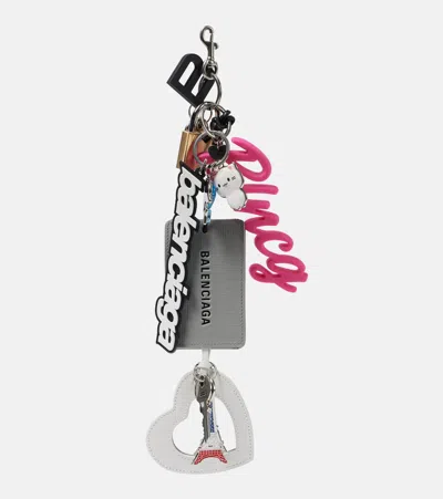 Balenciaga Slg Keyring In Multicoloured