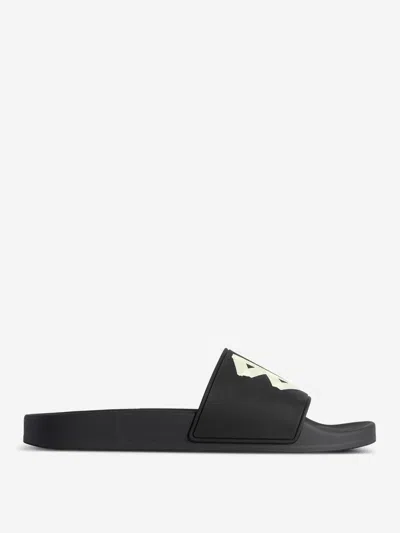 BALENCIAGA BALENCIAGA SLIDE LOGO FLIP FLOPS