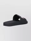 Balenciaga Slide Sandals With Open Toe And Flat Sole In Black