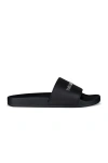 Balenciaga Men Slides In Black