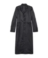Balenciaga Slim Coat In Black