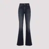 Balenciaga Blue Cotton-blend Clothing Jeans In Blue
