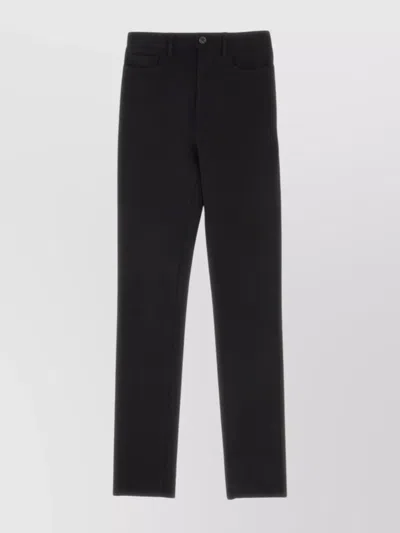 BALENCIAGA SLIM FIT DENIM TROUSERS POCKETS BELT LOOPS
