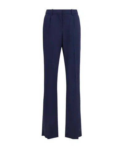 Balenciaga Slim-fit Tailored Trousers In Blue