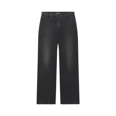 Pre-owned Balenciaga Slim Worn Out Pants 'black'