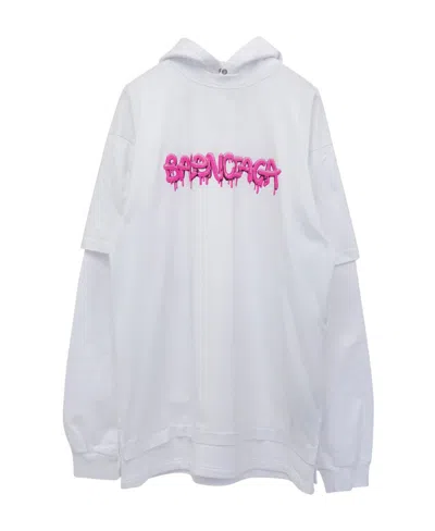 Balenciaga Slime Hoodie In White