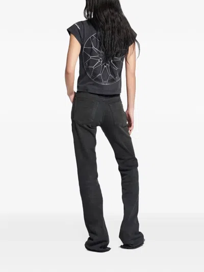 Balenciaga Slim-fit Bootcut Jeans In Black
