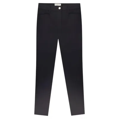 Pre-owned Balenciaga Slim-fit Cropped Trousers In Black