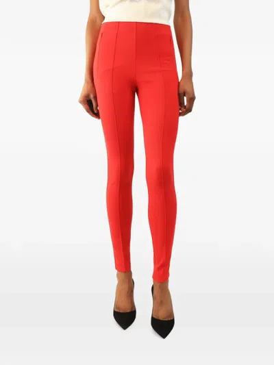 Pre-owned Balenciaga Slim-leg Trousers In Red