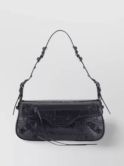 BALENCIAGA SLING BAG WITH ADJUSTABLE STRAP AND FRONT ZIP POCKET