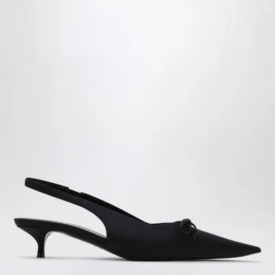 Balenciaga Slingback With Bow In Black