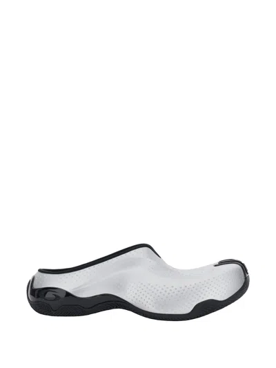 Balenciaga Basketball Slip-on Sneakers In Silver