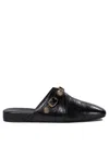 Balenciaga Slipper "cagole" In Pelle Borchiata