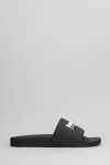Balenciaga Political Campaign Logo-embossed Slides
