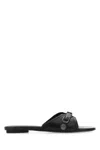 Balenciaga Open-toe Sandals With Decorative Buckle Detail In Black