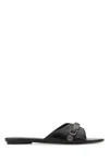 Balenciaga Open-toe Sandals With Decorative Buckle Detail In Black