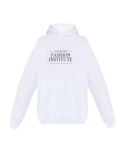 BALENCIAGA BALENCIAGA LOGO PRINTED HOODIE