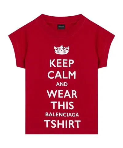 BALENCIAGA GRAPHIC-PRINT SHORT-SLEEVE T-SHIRT