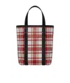 Balenciaga Small Barbes Shopping Bag In Printed Leather In Multicolor