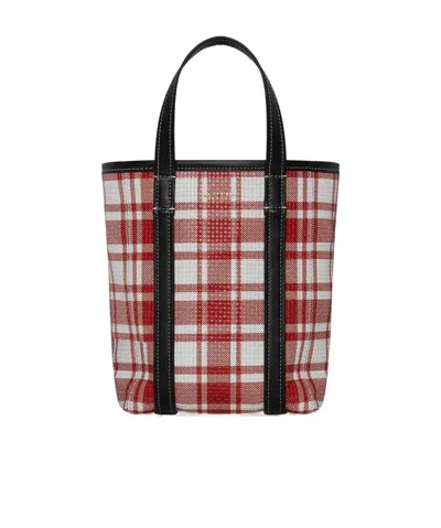 BALENCIAGA BALENCIAGA BARBES NORTH-SOUTH SMALL TOTE BAG
