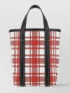 Balenciaga Small Barbes Shopping Bag In Printed Leather In Multicoloured