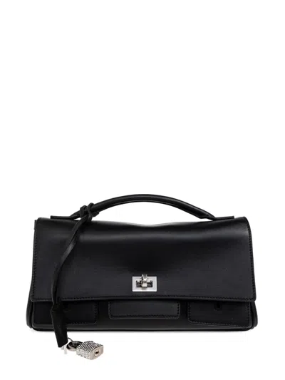 Balenciaga Small Bel Air Top-handle Shoulder Bag In Black