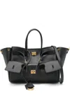 Balenciaga Carry All Bel Air Media Shoulder Bag In Black