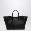 Balenciaga Women Black Leather Mini Carry All Hampton Shopping Bag