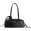 Balenciaga Small Bowling Leather Satchel In Black