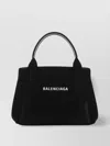 Balenciaga Small Canvas Handbag Contrast Stitching