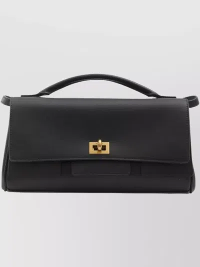 Balenciaga Small Clutch Top Handle In Black