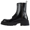 Balenciaga Small Cowhide Lacing Martin High Boots 'black'