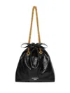Balenciaga Crush Small Leather Tote Bag In Schwarz