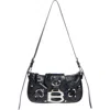 BALENCIAGA BALENCIAGA SMALL ESSEX CALFSKIN LEATHER SHOULDER BAG