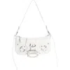 Balenciaga Small Essex Shoulder Bag In 9001 Optic White