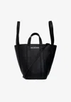 Balenciaga Black Everyday Xs North-south Tote In Black