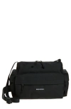 Balenciaga Small Explorer Multipocket Canvas Weekend Bag In Black