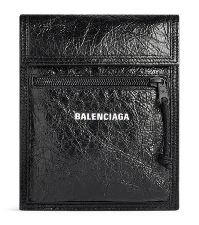 Balenciaga Small Explorer Pouch In Black