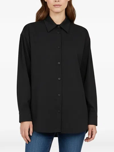 Pre-owned Balenciaga Small Fit Long-sleeve Shirt In Black