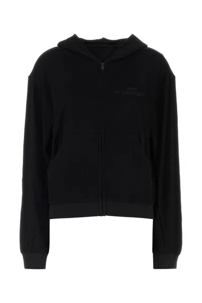 Balenciaga Small Fit Zip Up In Black