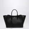 Balenciaga Women Black Leather Mini Carry All Hampton Shopping Bag In Black