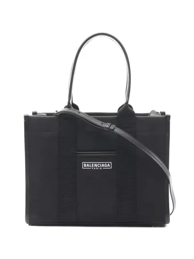 Pre-owned Balenciaga Small Hardware Tote Bag In Black
