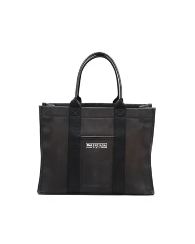 Balenciaga Small Hardware Tote Bag In Black
