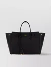 Balenciaga Women Black Leather Mini Carry All Hampton Shopping Bag In Black