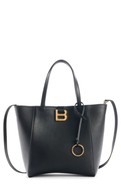 Balenciaga Women Small Hourglass Soft Tote Bag In Black