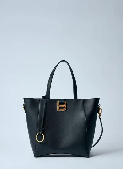 BALENCIAGA SMALL HOURGLASS SOFT TOTE BAG
