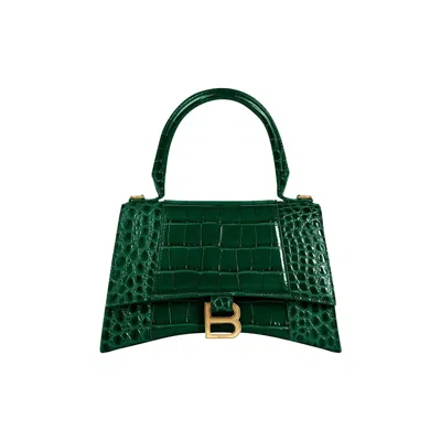 Pre-owned Balenciaga Small Hourlgass Top Handle Bag 'green'