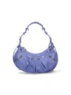 Balenciaga "le Cagole" Small Crossbody Bag In Blue