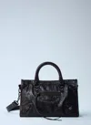 Balenciaga Small Le City Handbag In Black